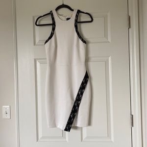 White and black Guess dress